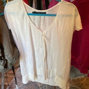 #6 Patterson J Kincaid Cream Top